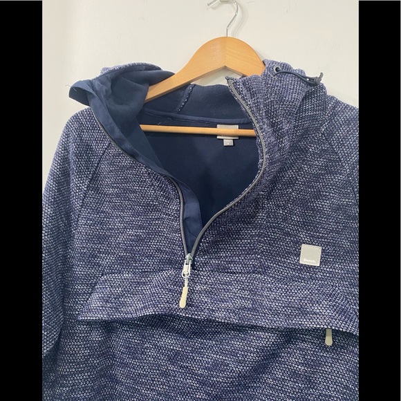 Unisex Bench Pullover 1/4 zip hoodie Lined knit size S - Picture 3 of 10